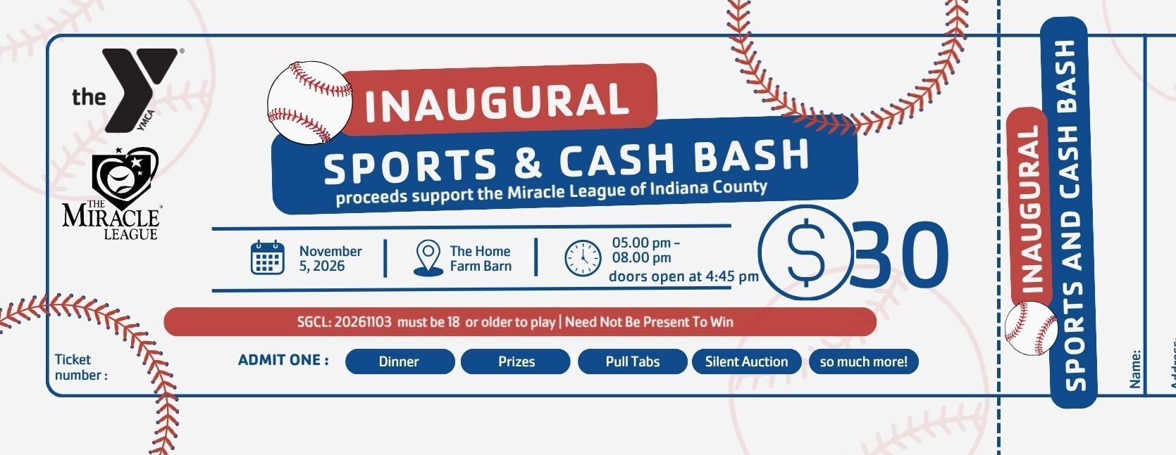 Miracle League Sports and Cash Bash 2026